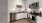 a kitchen with white cabinets
