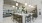 large kitchen bar with seating